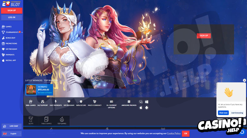 euslot-casino lobby screenshot
