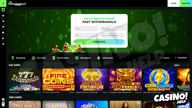 Thumbnail froggybet lobby