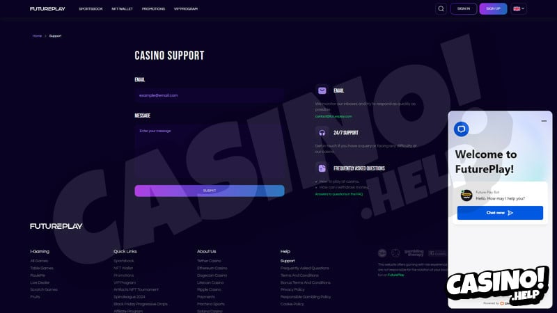 futureplay support screenshot