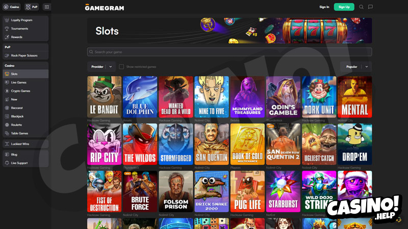 gamegram slots screenshot