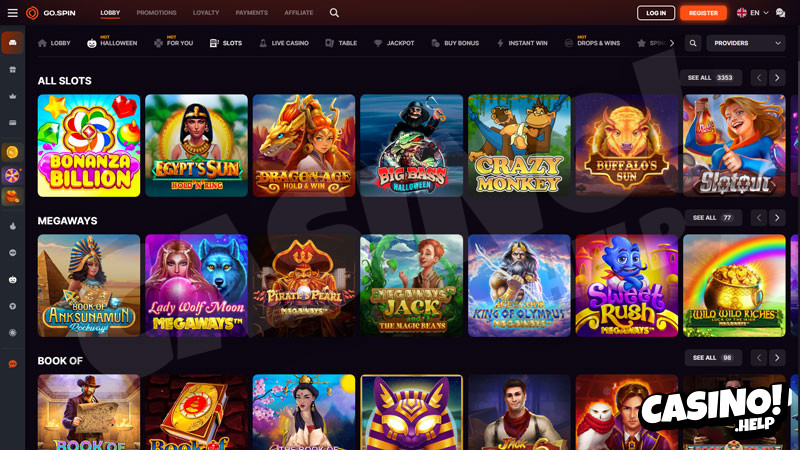gospin slots screenshot