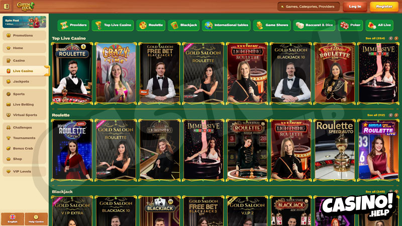 greenluck live screenshot