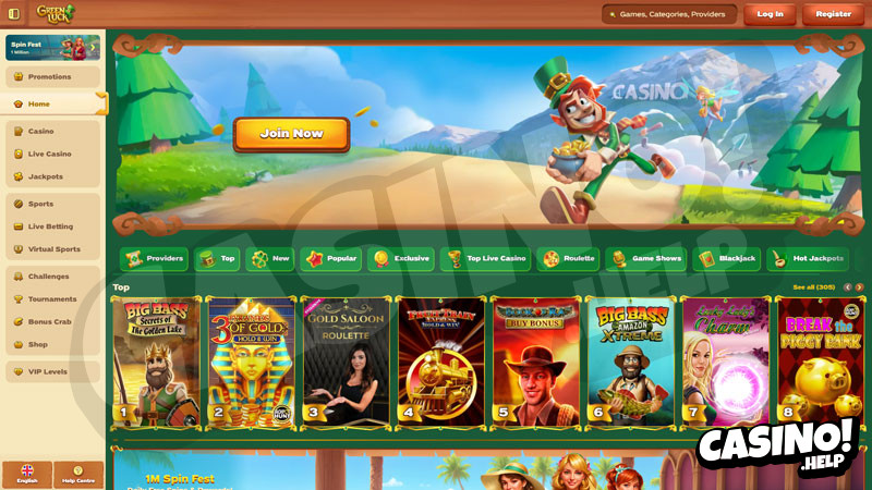 greenluck lobby screenshot