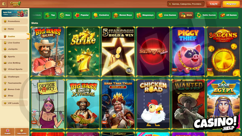 greenluck slots screenshot