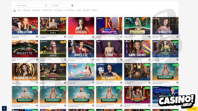 gudar-casino live screenshot