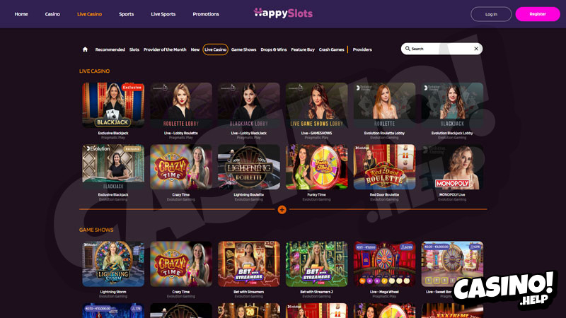 happyslots live screenshot
