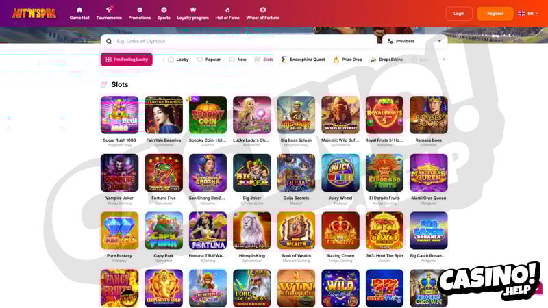 hit-n-spin slots screenshot