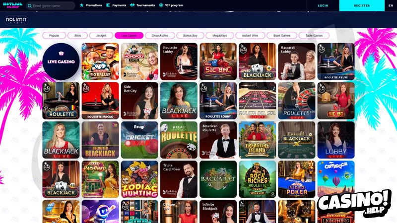 hotline-casino live screenshot