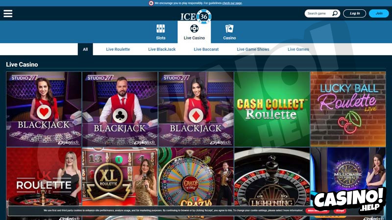 ice36 live screenshot