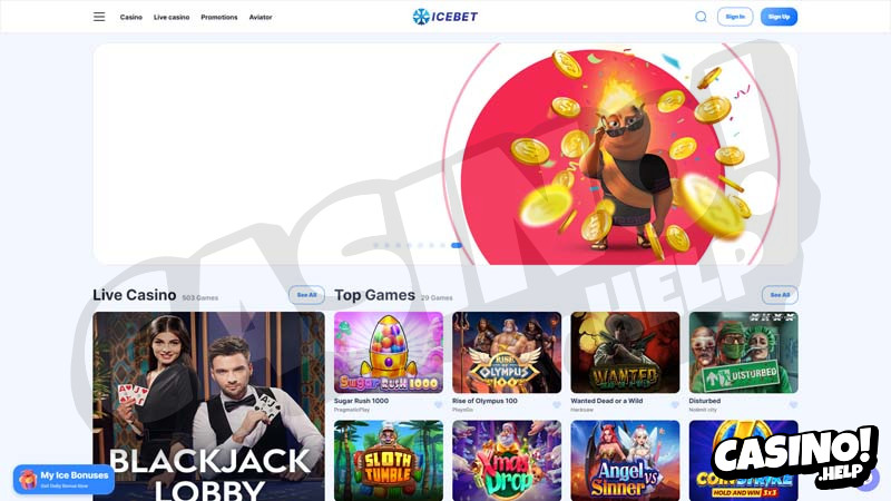 icebet lobby screenshot
