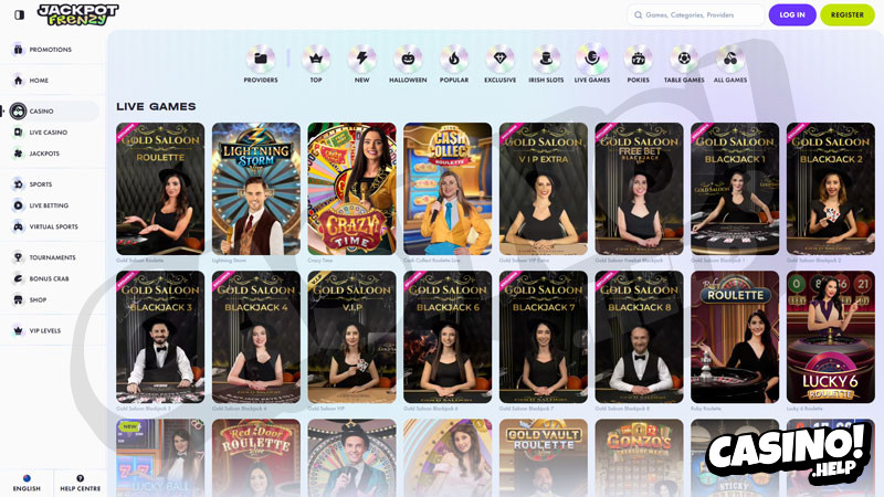 jackpot-frenzy live screenshot