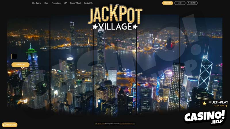 jackpot-village-casino lobby screenshot