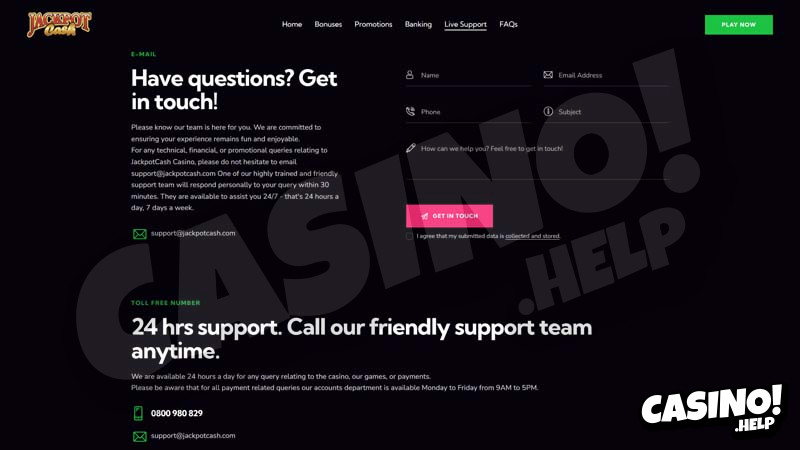 Thumbnail jackpotcash support