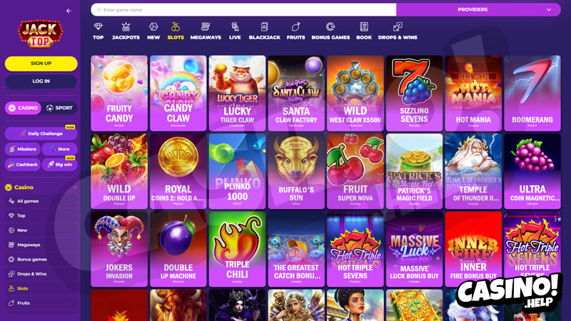 jacktop slots screenshot