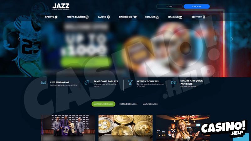 jazz-sports lobby screenshot