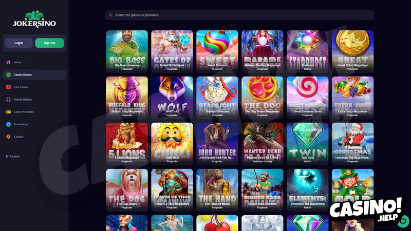 jokersino slots screenshot