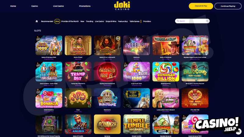 jokicasino slots screenshot