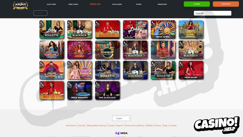kajot live screenshot