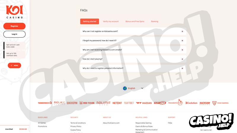 Thumbnail koicasino support