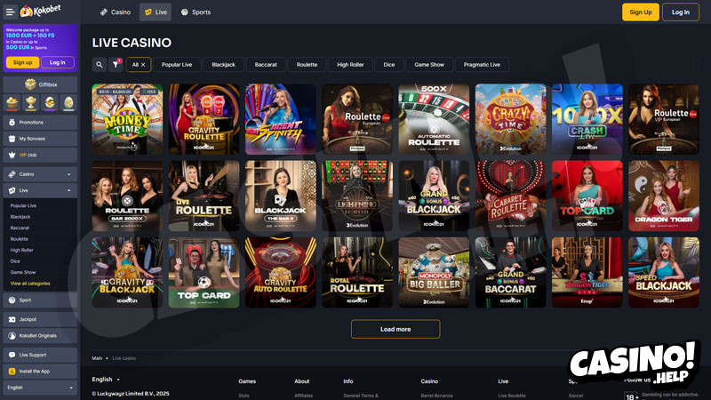 kokobet live screenshot