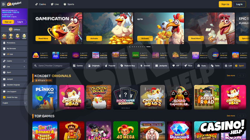 kokobet lobby screenshot