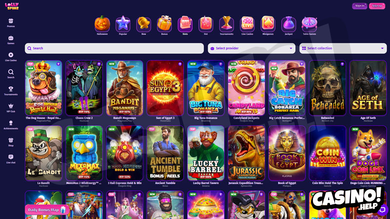 lolly-spins slots screenshot