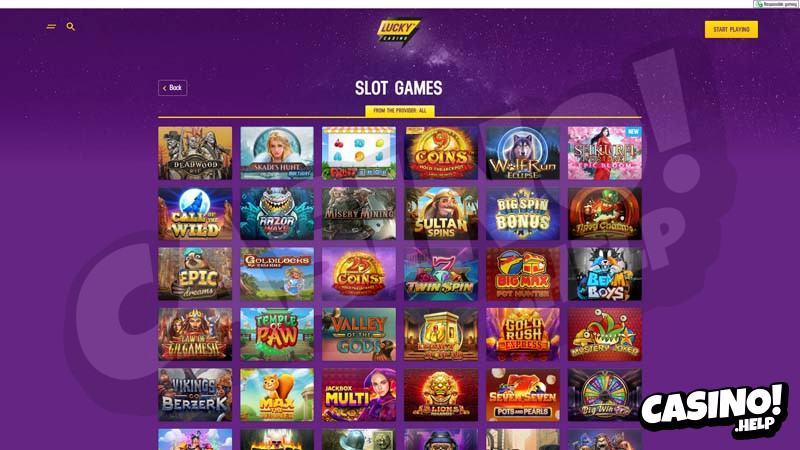 lucky-casino slots screenshot