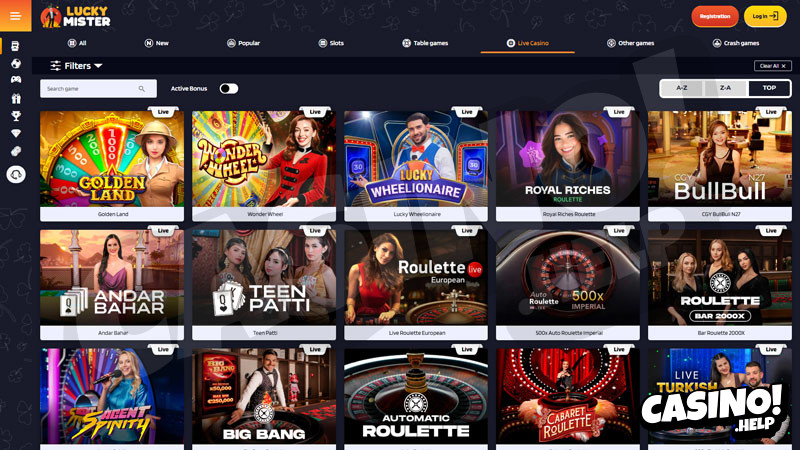 lucky-mister live screenshot