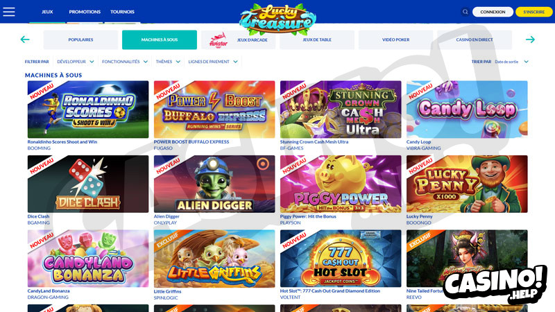 lucky-treasure slots screenshot