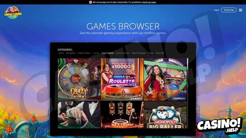 Thumbnail luckylouis-casino live