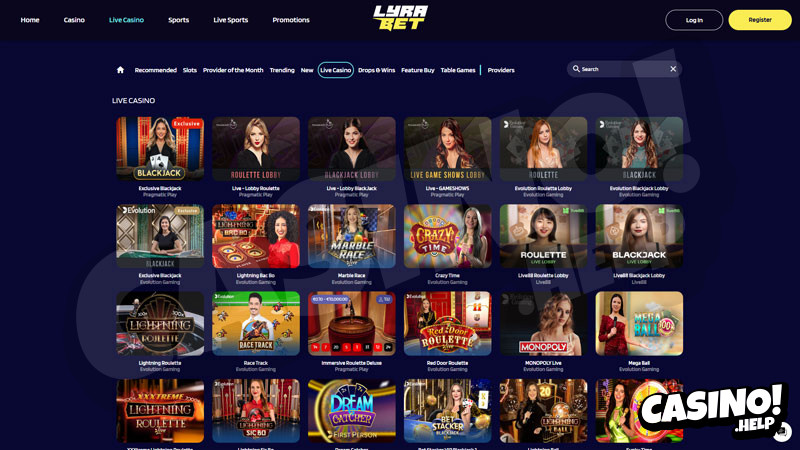 lyrabet live screenshot