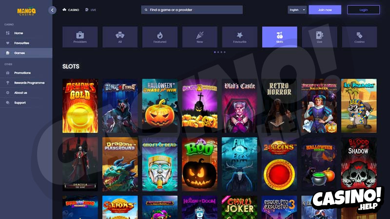 mango-casino slots screenshot