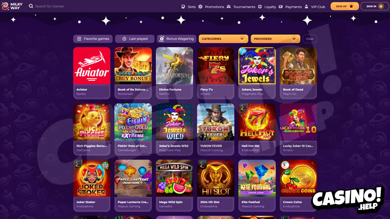 Thumbnail milkyway slots