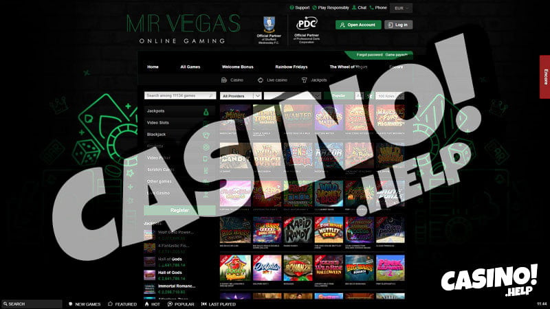 mrvegas slots screenshot