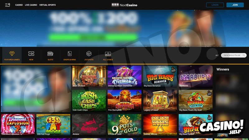 Thumbnail next-casino lobby