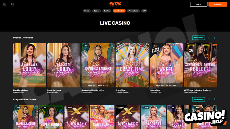 nitrocasino live screenshot