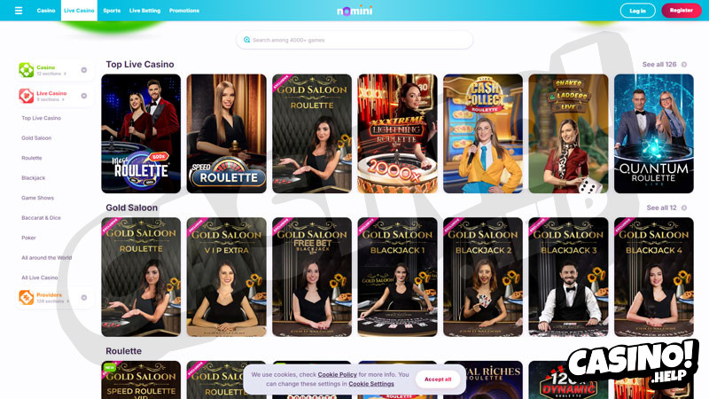 nomini live screenshot