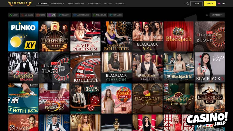 olympia-casino live screenshot