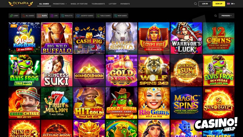 olympia-casino slots screenshot