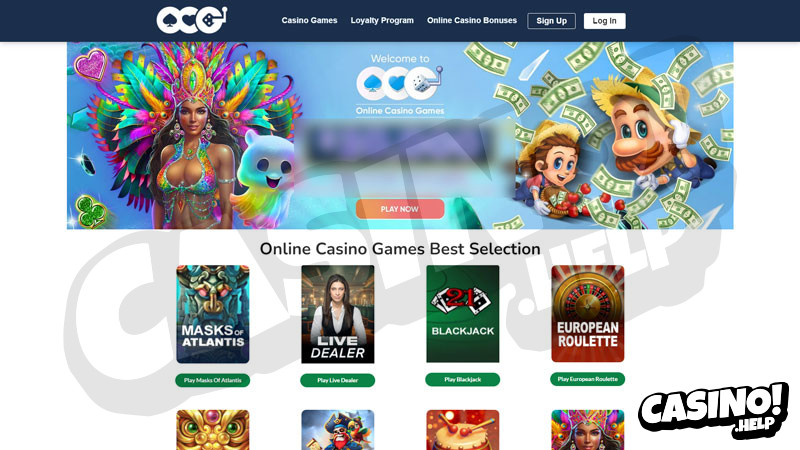 onlinecasinogames lobby screenshot