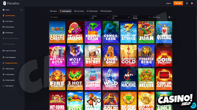 Thumbnail pairadice slots