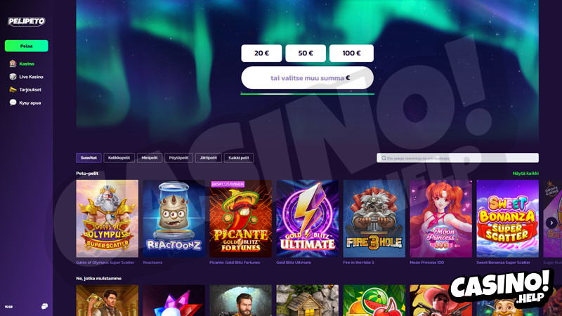 pelipeto lobby screenshot