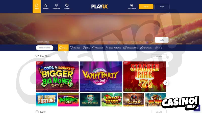 play-uk-casino lobby screenshot