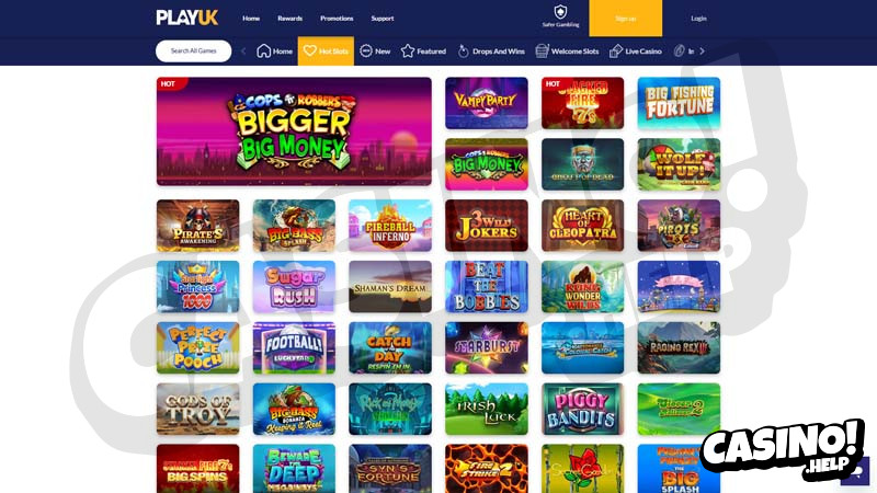 play-uk-casino slots screenshot