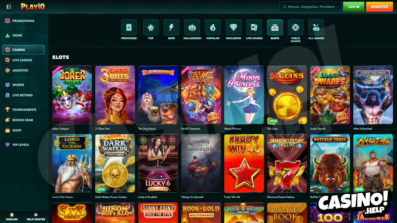 playio slots screenshot