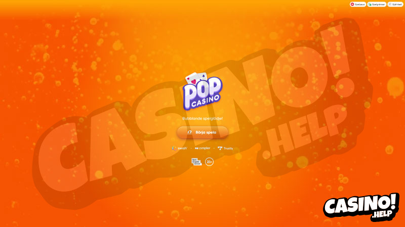 pop-casino lobby screenshot