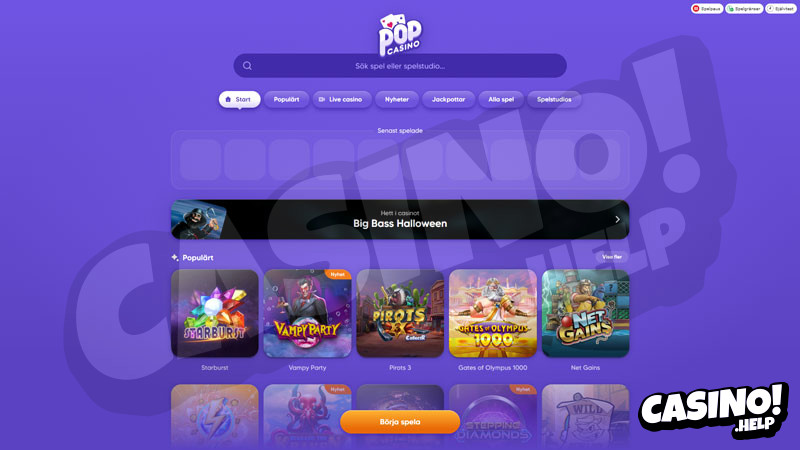 pop-casino slots screenshot