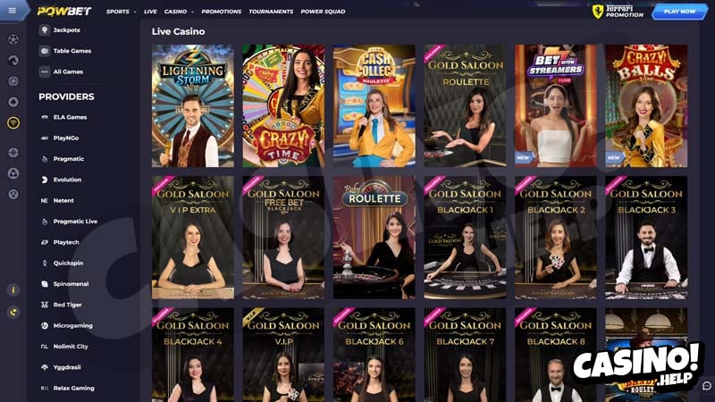 Thumbnail powbet live