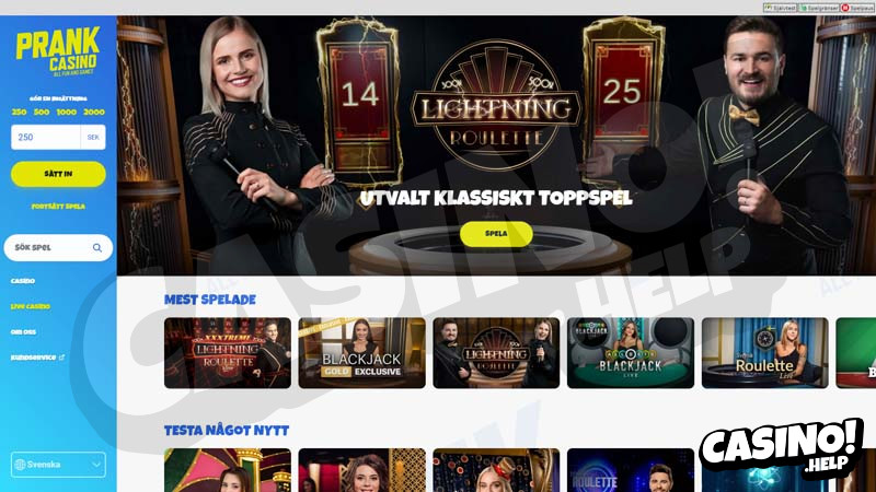 prank-casino live screenshot