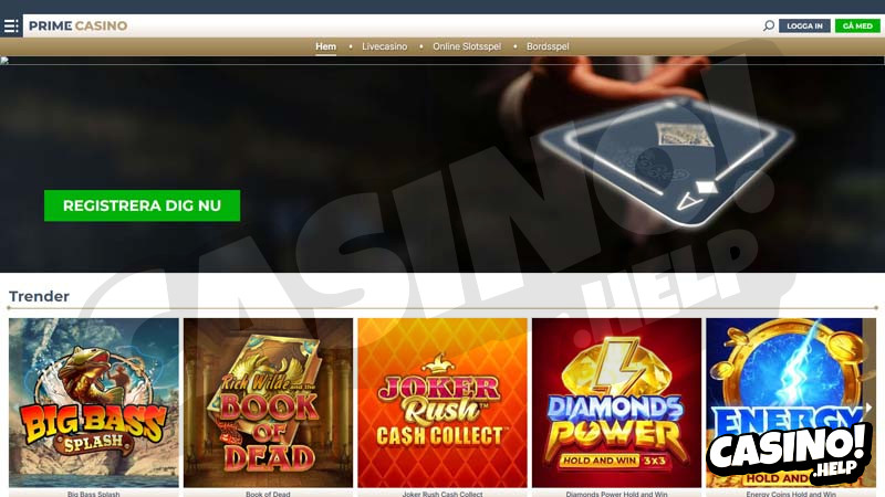 prime-casino lobby screenshot